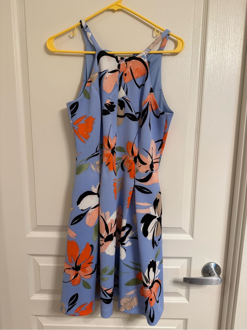 Blue Floral A-Line Dress - Vince Camuto